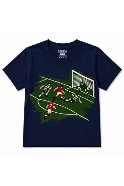 Rabona Fashion Tricou pentru copii cu grafică de fotbal: Final Attack Goal Rush