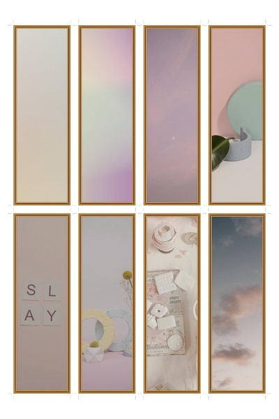 OEM Set 8 semne de carte estetica pastel, design minimalist, carton premium, ...