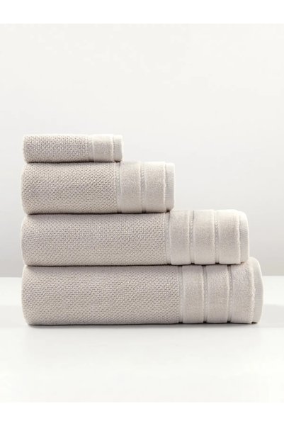 Karo Prosop de baie Loren, 100% bumbac, 550g/m2, 100x150cm, culoare bej