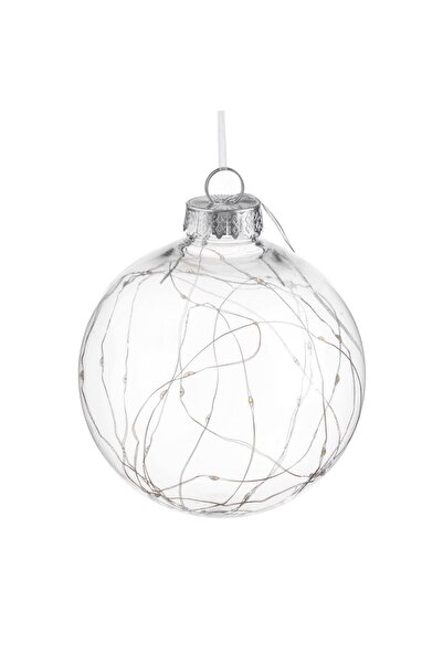 DD SHOP Glob de Craciun Transparent cu 35 de Becuri LED Ø15cm - Alb Cald