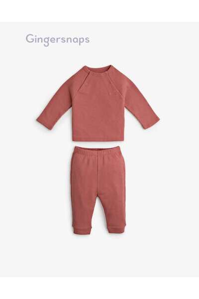 Gingersnaps Boys Solid T-Shirt and Pants Set