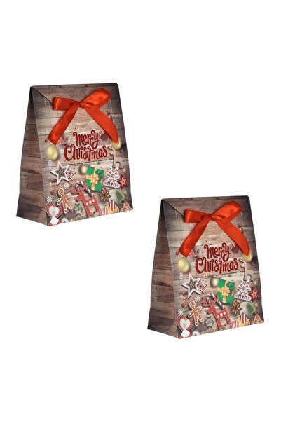 DD SHOP Cutii Dulciuri din Hartie Ornamente de Craciun 21x18x8cm - 2buc