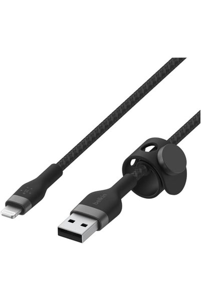 Belkin BoostCharge Pro Flex Braided USB Type A to Lightning Cable (3M/10FT), ...