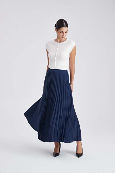 Yola Long Pleated Skirt