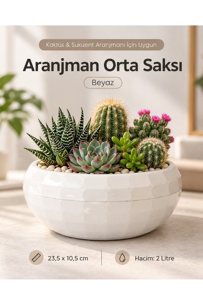 MF Botanik Aranjman Orta Saksı 2