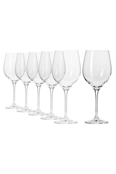 Krosno Set of 6 "Harmony" red wine glasses, 450 ml -