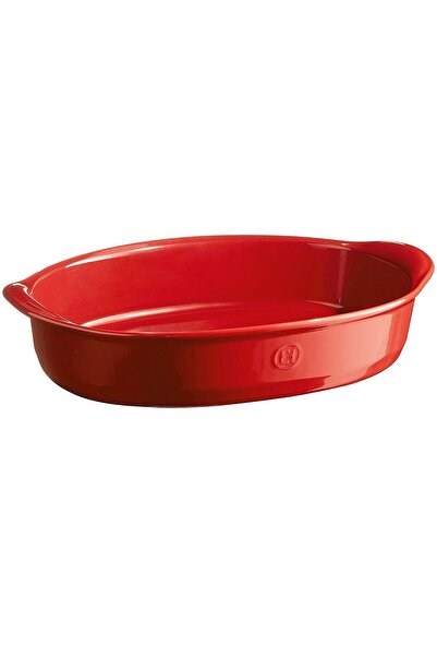 Emile Henry Oval ceramic baking dish, 41.5 x 26.5 cm/ 3.8 l, Burgundy -