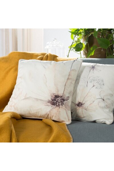 Eurofirany Set huse decorative pentru perne 45x45cm, Eurofirany, bej, 100% poliester