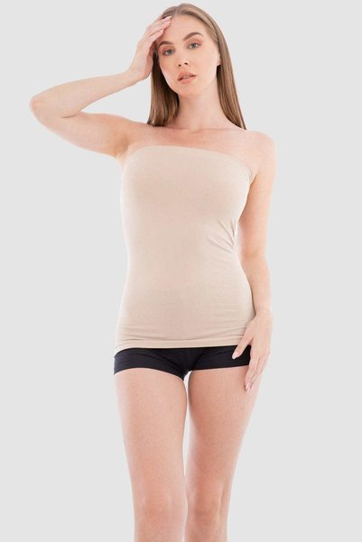 CARINA Strapless Tube Tank Top