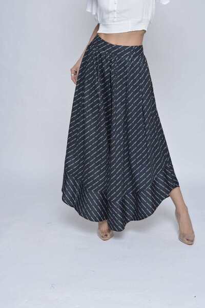 Kitschen Women's High Waist Striped Pocket Pants