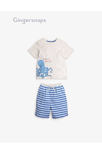 Gingersnaps Boys' Newborn Outfit Set: 2-Piece Top and Shorts