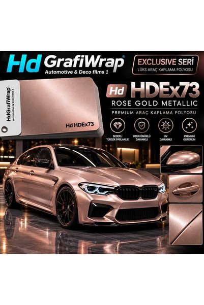 HD AMERICAN ROSE GOLD METALLIC ARAÇ FOLYOSU