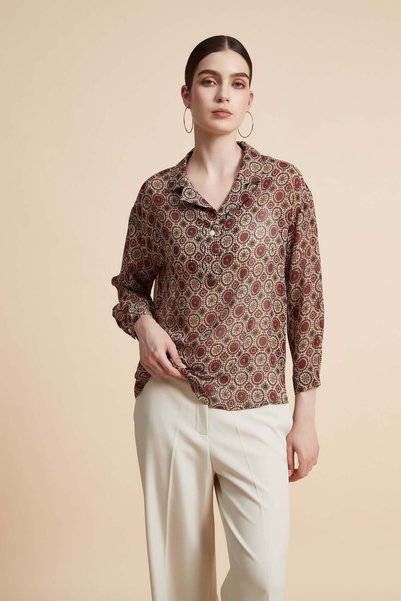 Yola Floral Long-Sleeve Top