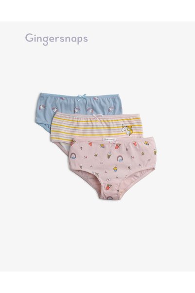 Gingersnaps Girls' Colorful Underwear