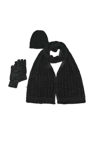 Livia Plain Set (Scarf + Hat + Gloves)