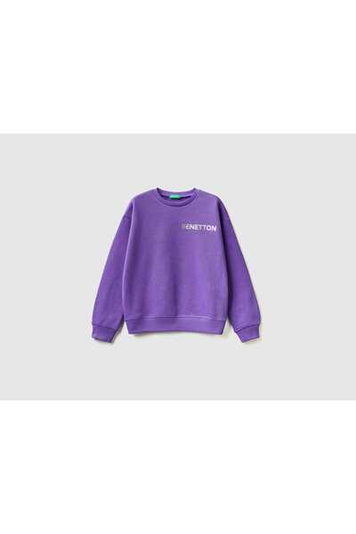 United Colors of Benetton سترة قطنية مطبوعة للفتيات