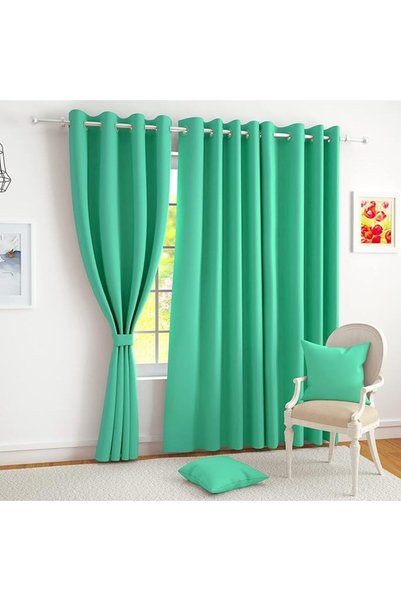 Fashion Story Home Story@Home Blackout Curtains 7 Feet Long Set of 1 Room Dar...