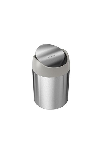 Simplehuman Tabletop mini trash can, 1.5 L, stainless steel -