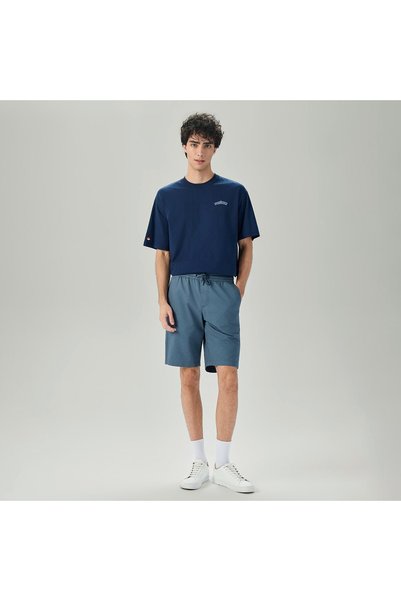 Giordano Men's Slim Fit Elastic Waist Bermuda Shorts