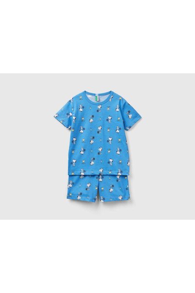 United Colors of Benetton Boys' Short-Sleeve Pajamas