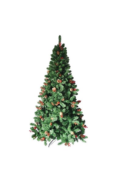 DD SHOP Brad de Craciun Verde cu Conuri & 1168 de ramuri - 2.1m - Brazi Artif...