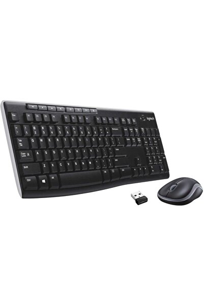 logitech لوحة مفاتيح وماوس لاسلكي MK270 لنظام ويندوز، تردد 2.4 جيجاهرتز، ماوس...
