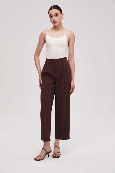 menta Plain Wide Leg Pants