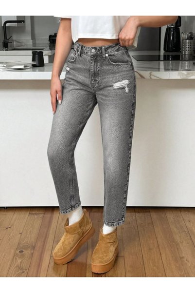 Generic Brand Women's Distressed Denim Pants