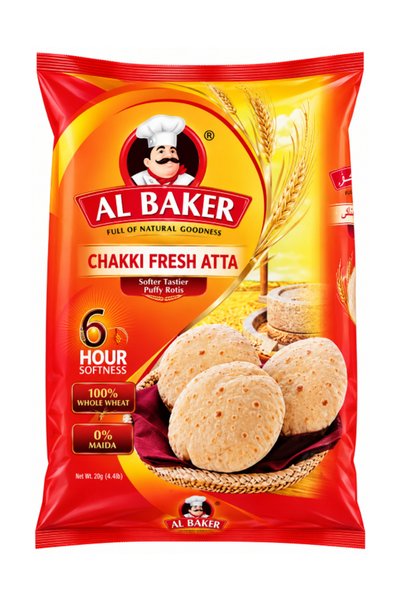Al Baker Al Bakker Chakki Fresh Atta 2KG