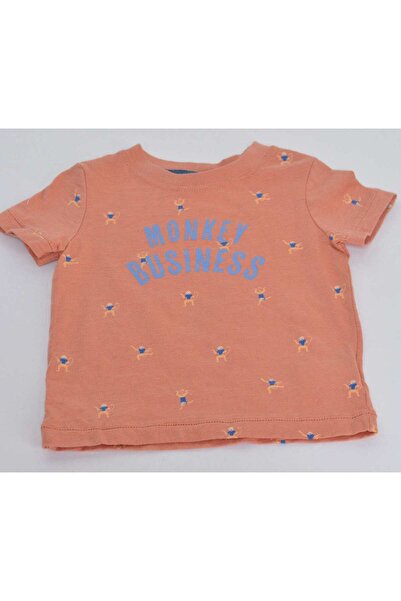 Gingersnaps Boys' Printed Half-Sleeve T-Shirt with Front Graphic