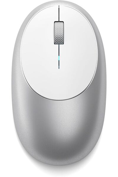 Satechi M1 Wireless Bluetooth Mouse, USB-C Rechargeable, Compact, Silver