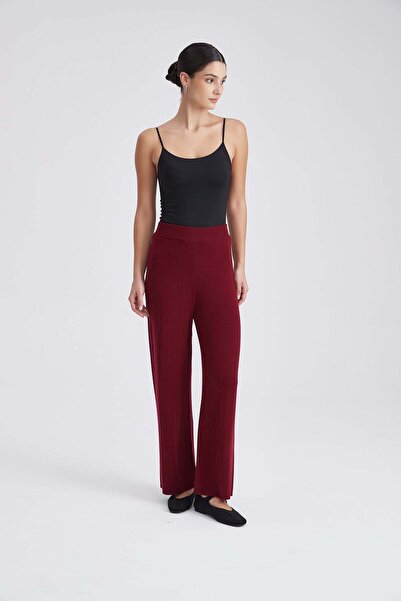 Yola Ribbed Knit Flared Sweatpants