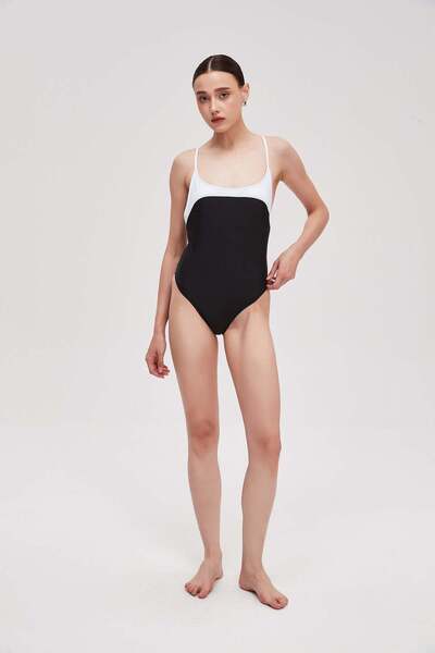 menta One-piece Swimsuit with Straps