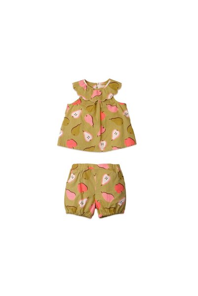 Gingersnaps Girls' Baby Set with Shorts and Top