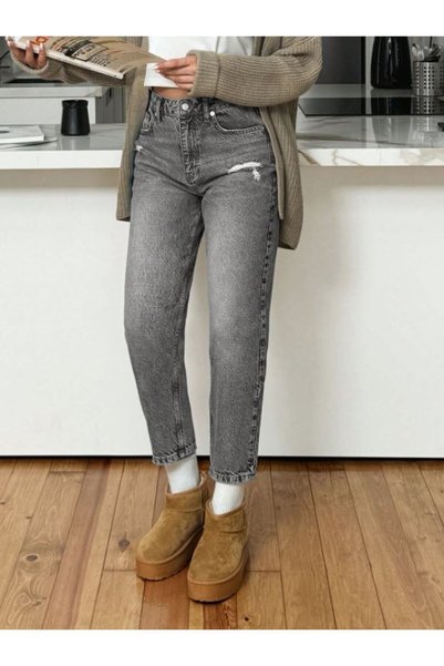 Generic Brand Women's Distressed Denim Pants