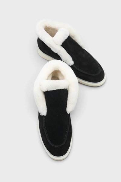 Capone Outfitters Kaitlyn Hakiki Fur Kadın Bot