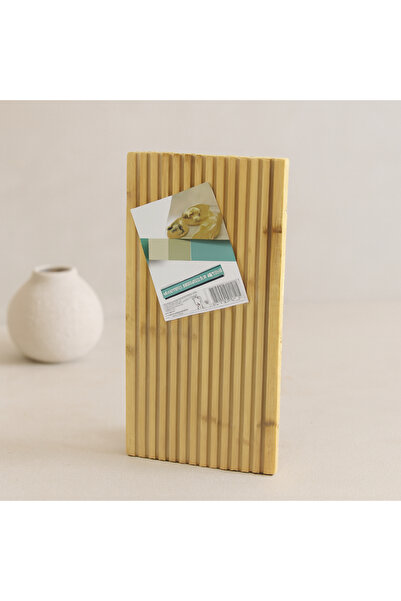 ELİSY Bamboo Serving Presentation Board 17X39X1.5 cm - Double Sided Flat & Gr...