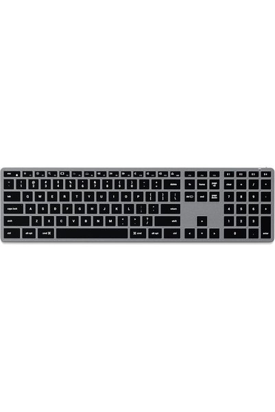 Satechi Slim X3 Bluetooth Backlit Keyboard, Multi-Device Sync, Space Grey