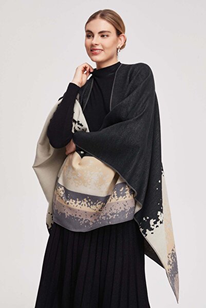 Livia Printed Poncho