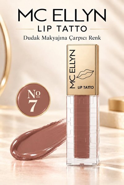 Mcellyn MC ELLYN Lip Tatto Likit Mat Ruj 24h Etkili KALICI MAT RUJ NO.:07