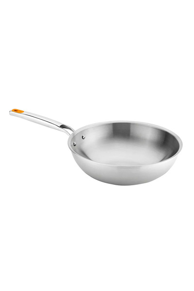 Bra Wok pan, stainless steel, 28 cm, "Efficient Inox" -