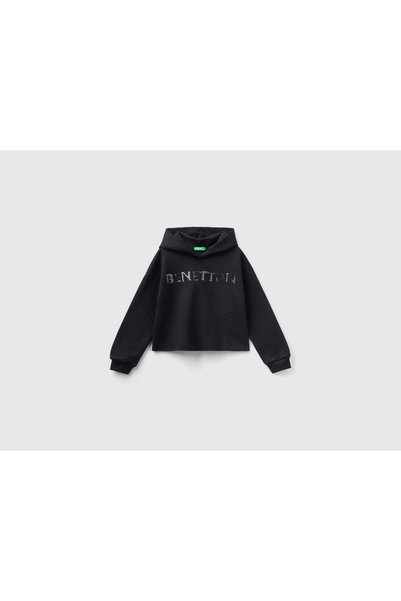 United Colors of Benetton هودي مزين بالترتر للأولاد