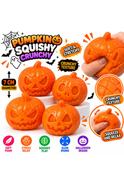 SHOP LIKE A PRO Jucărie antistres Dovleac Halloween Squishy Crunchy, diverse ...