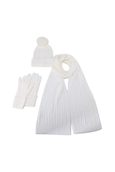 Livia Plain Set (Scarf + Hat + Gloves)