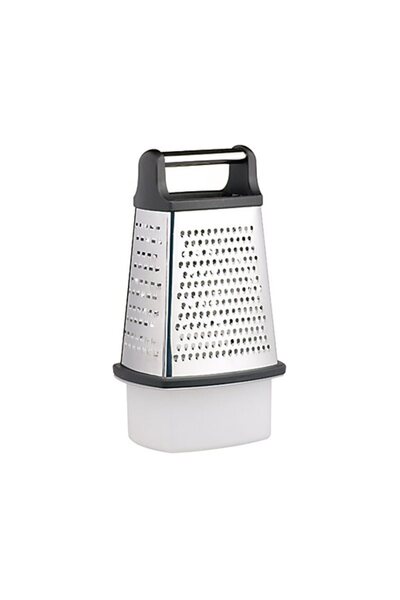 masterclass Multipurpose grater, with container, stainless steel -
