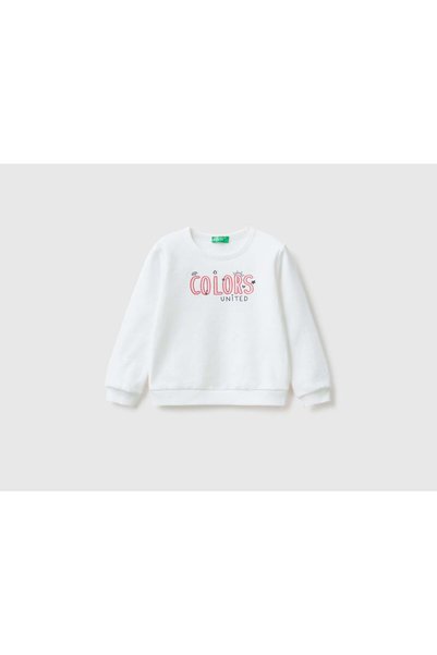 United Colors of Benetton سترة قطنية مطبوعة للفتيات