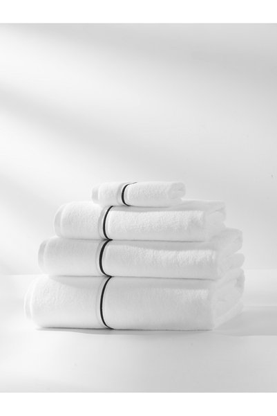 Nitki Prosop de baie Spod Igly i Nitki, 100% bumbac, 100x150cm, alb cu dantel...