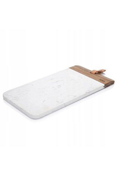 DUKAAN Tocător de bucătărie cu piatră și lemn de salcâm 35x18 cm TVILLING DUKA