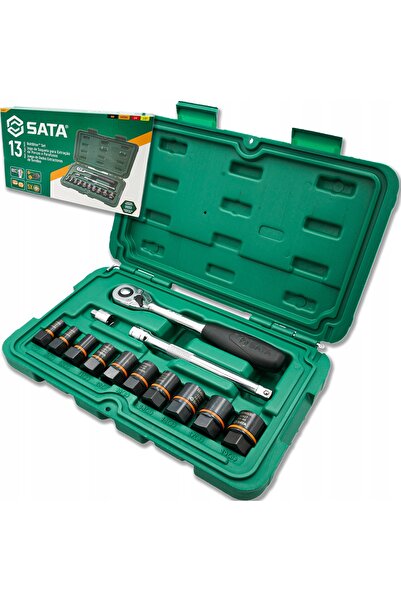 SATA Set de chei tubulare BoltBiter 1/4 3/8 " 13 bucăți