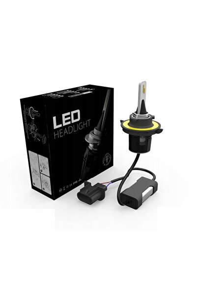 NO BRAND Bec LED Mini Motocicletă H13 B6 CSP 48W 12V 24V CANBUS cu ventilator...